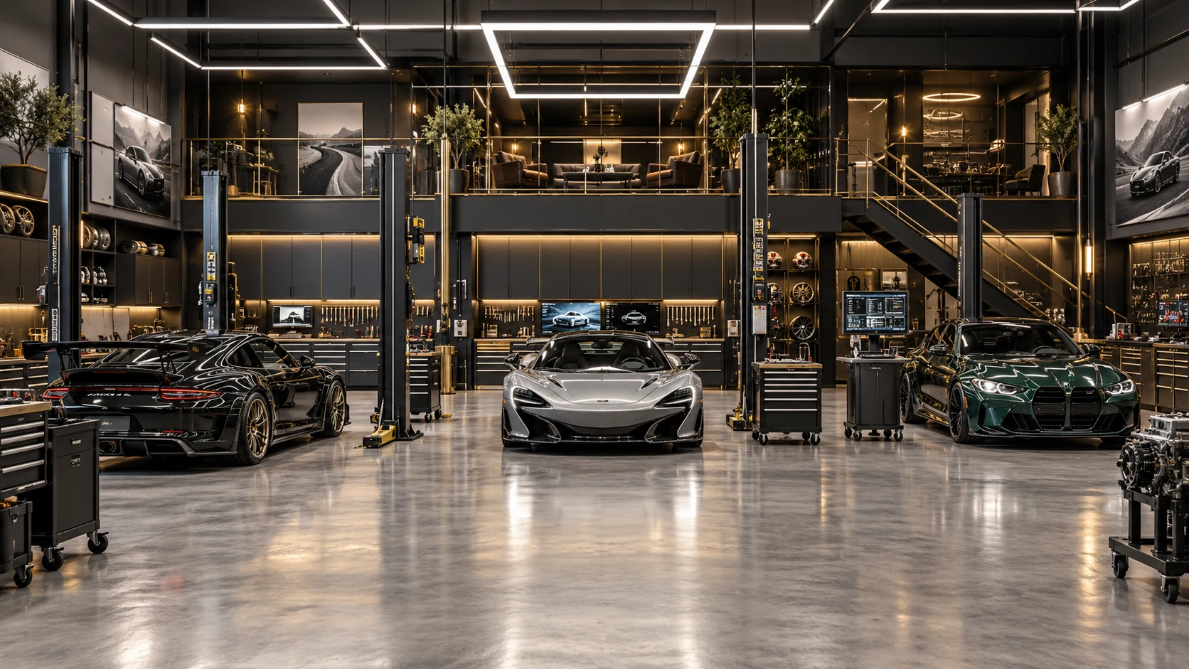 Premium automotive workshop