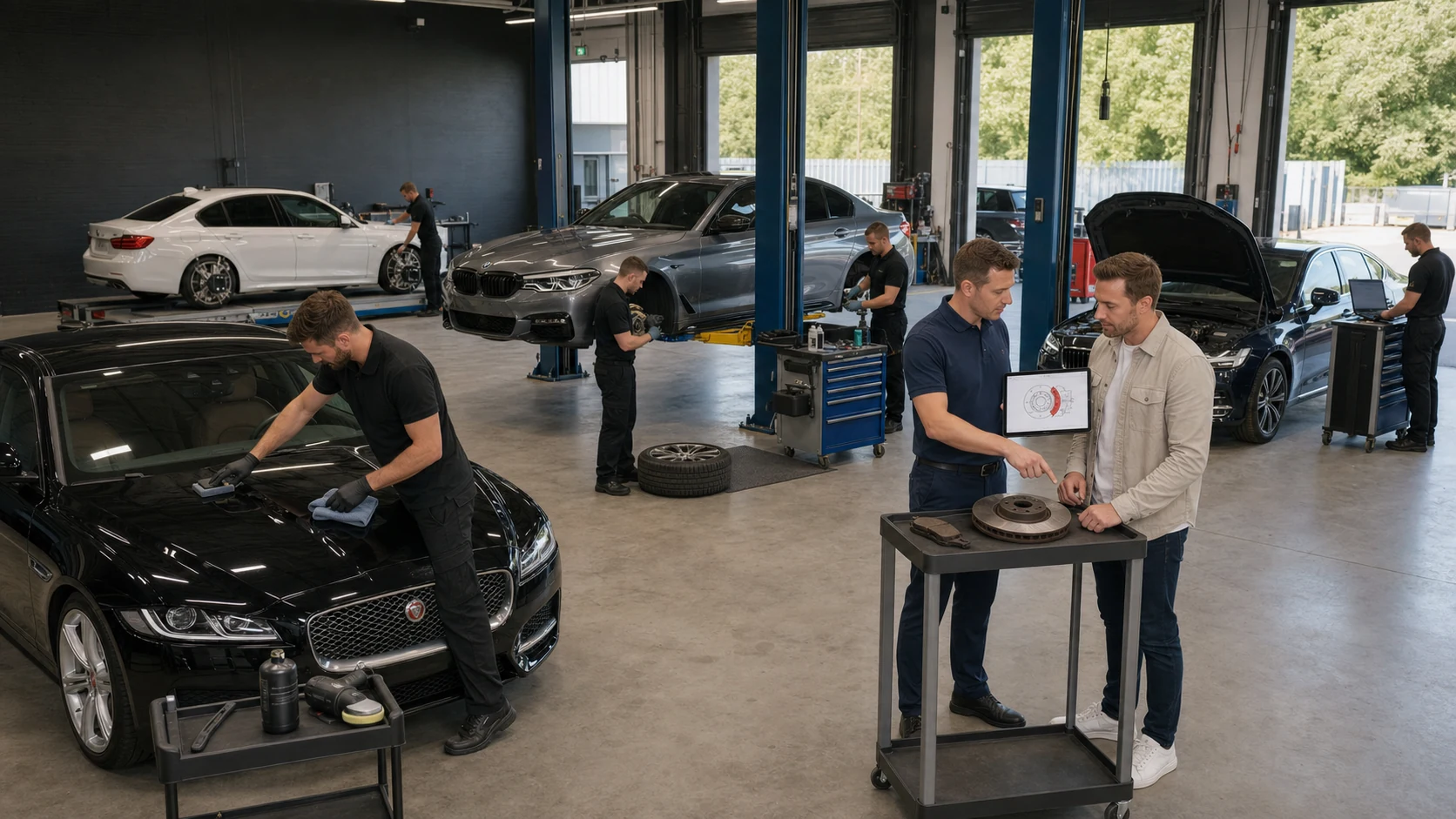 Premium vehicle care inside the Astrix workshop